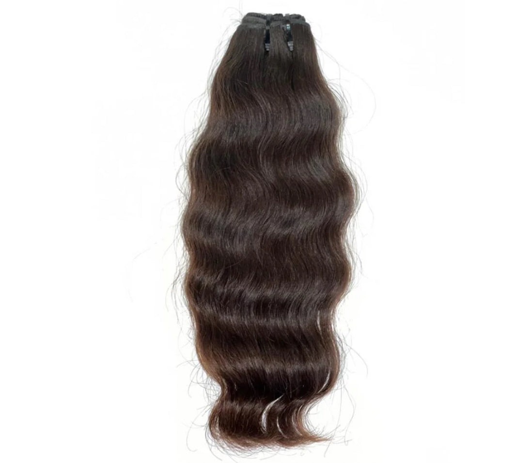 Raw Cambodian Natural Wavy Brown